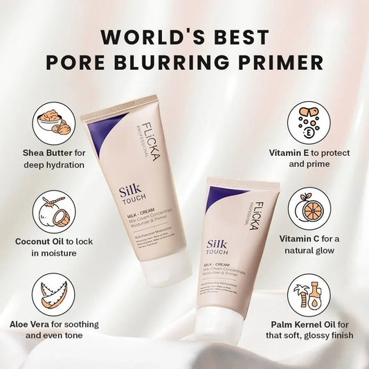 Flicka Silk Touch 3 in 1 Moisturizer and Primer for Face - Ummati_Essentials