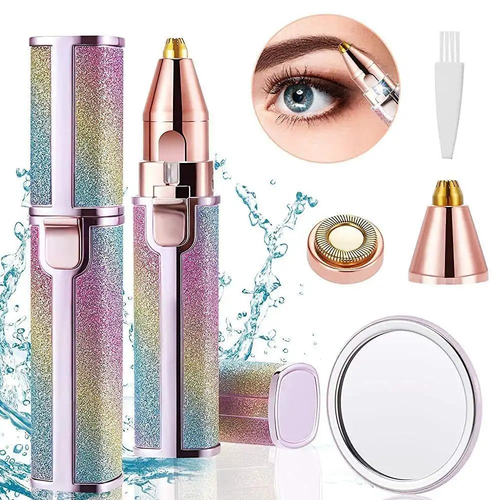 ✨ 2-in-1 Electric Eyebrow Trimmer & Facial Hair Remover for Women