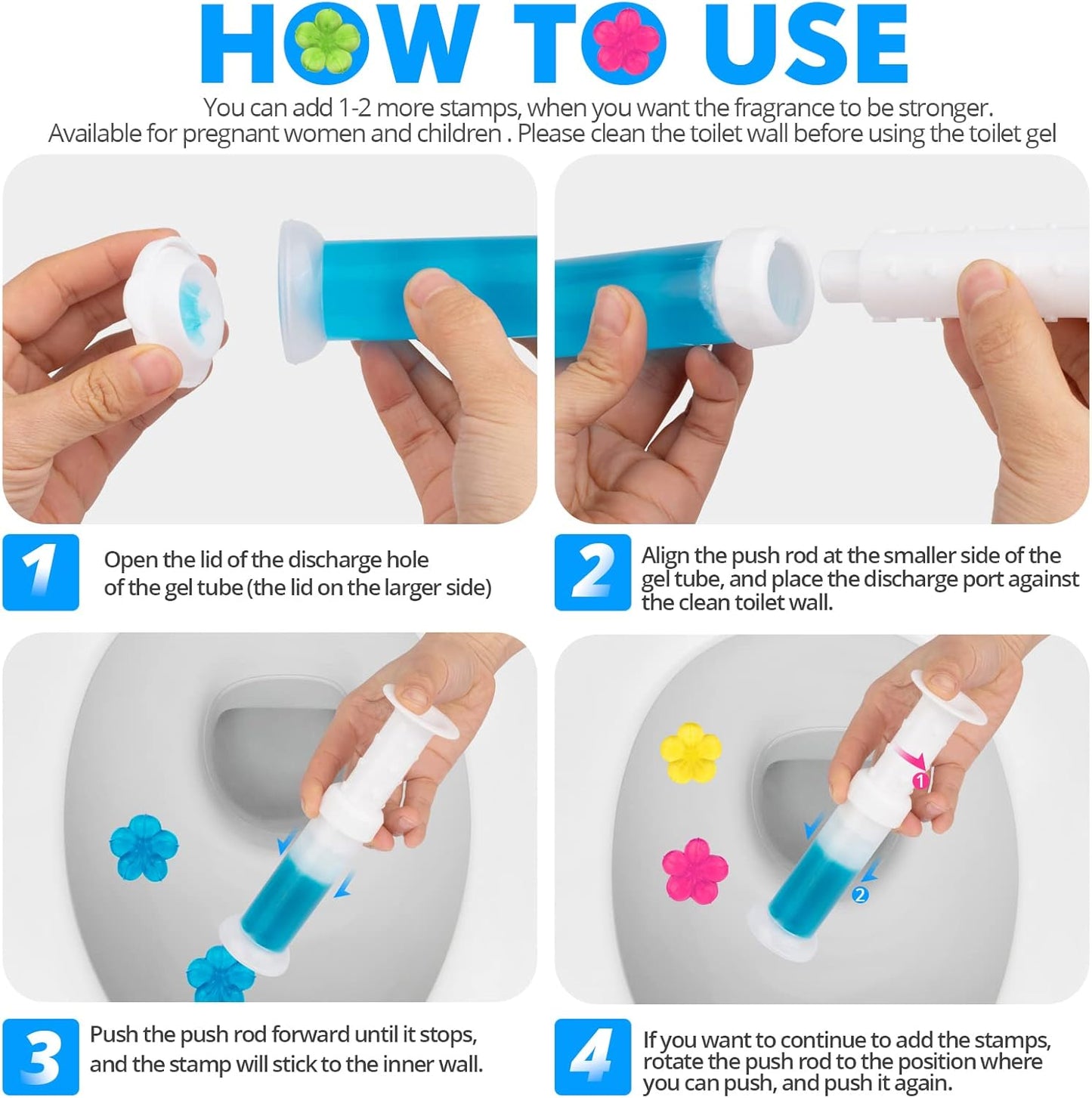 Toilet Fragrance Gel Stamp