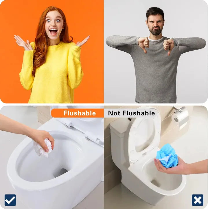 🔥FREE DELIVERY TODAY- Flushable Toilet Seat Covers (10 Pieces)
