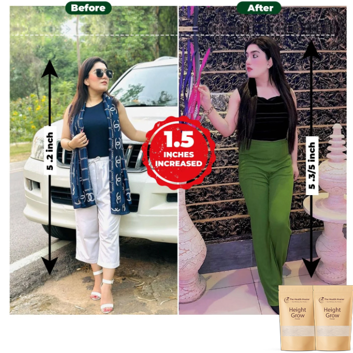 Height Grow Powder – 100% Natural Height Increase Supplement