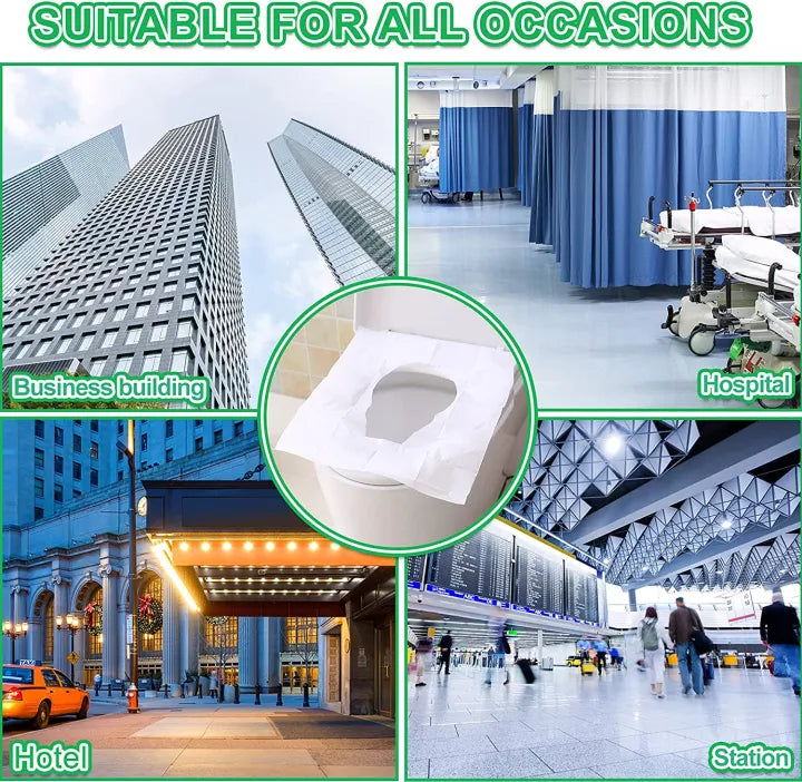 🔥FREE DELIVERY TODAY- Flushable Toilet Seat Covers (10 Pieces)