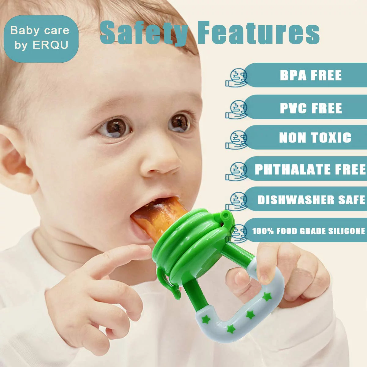 🔥 BUY 1 GET 1 OFFER ( Baby Fruit Pacifier )