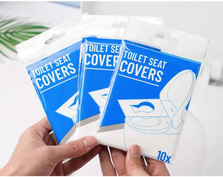 🔥FREE DELIVERY TODAY- Flushable Toilet Seat Covers (10 Pieces)