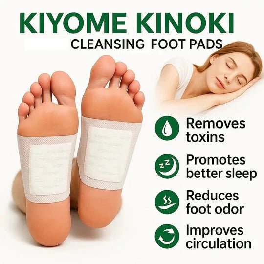 Kinoki Foot Pads – 10 Premium Natural Patches - Ummati_Essentials