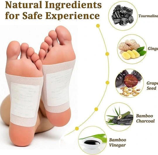 Kinoki Foot Pads – 10 Premium Natural Patches - Ummati_Essentials