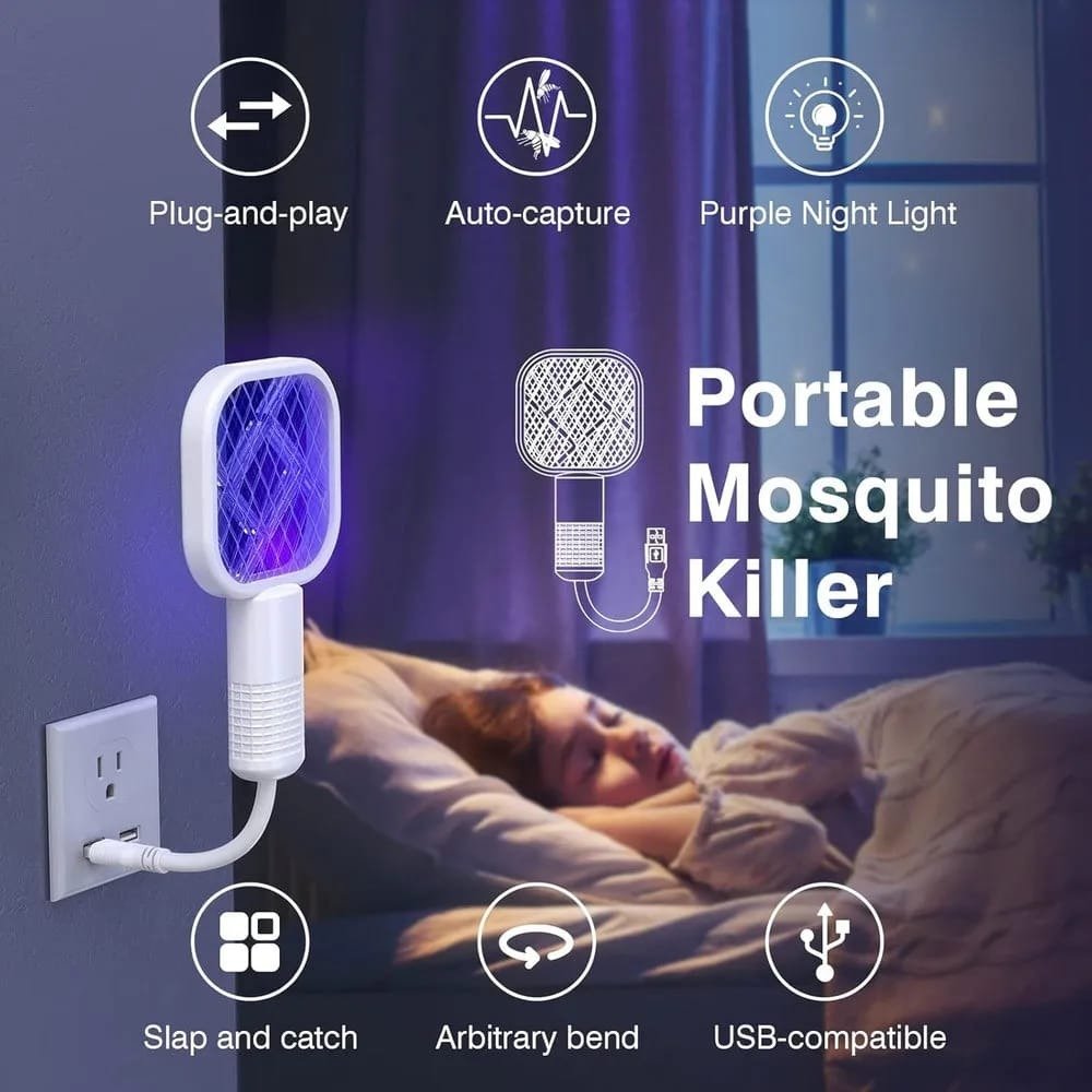 Mini Portable USB Mosquito Racket - Ummati Essentials