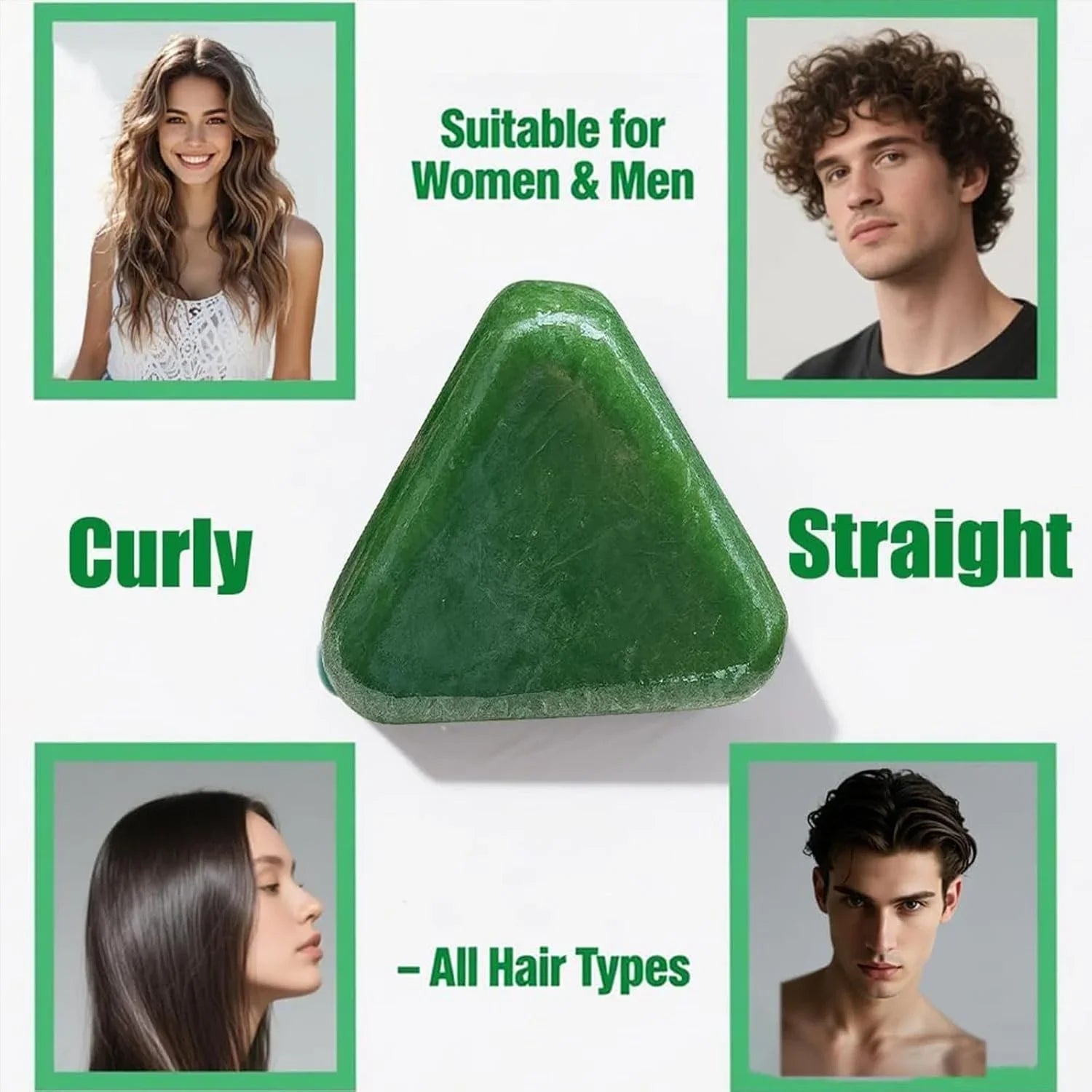 Nature Triangle Shampoo Bar - Ummati Essentials