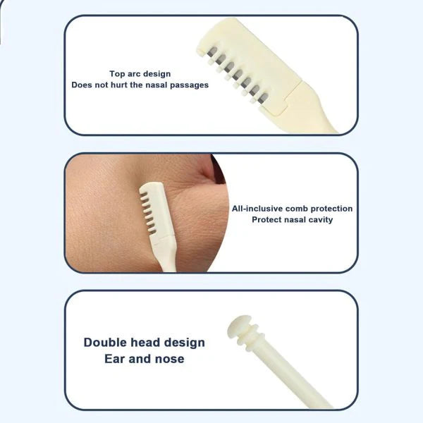 Manual Nose Hair Trimmer-2pcs Set