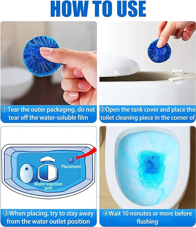 Powerful Toilet Cleaning Tablets - Imported - Ummati Essentials