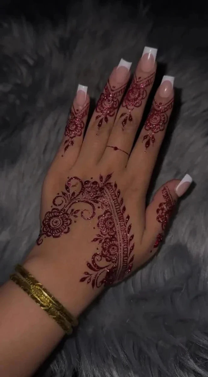 Sparkling Glitter Gel Cone Mehndi - Ummati Essentials