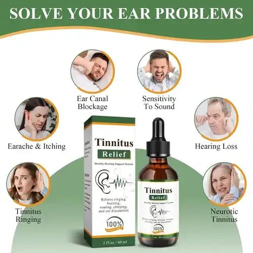 Tinnitus Relief Drops (کان کےتمام مسائل کےلیے) - Ummati Essentials